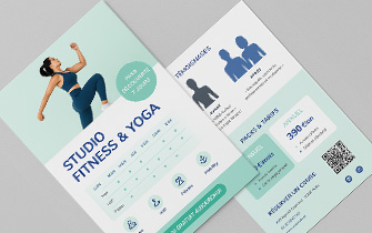 Flyer recto-verso au format A4 ou A5, lecture rapide