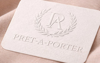 Gaufrage pour étiquette bouteille en relief