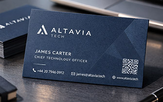 Carte de visite haut de gamme pour entreprise