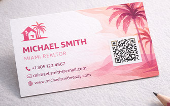Carte de visite haut de gamme avec QR code