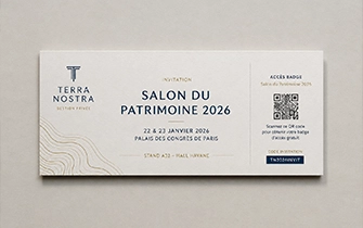 Carte d'invitation salon professionnel