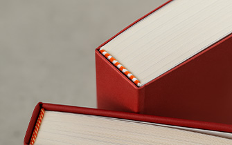 Tranchefiles pour livres reliés : rubans tissés en tête et en pied