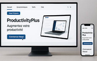 Mini-site produit pour argumentaire détaillé