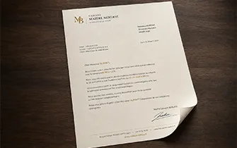 Papier à lettre premium 100g vergé format A4