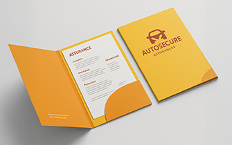 Chemise à rabats pour remise de devis et contrats