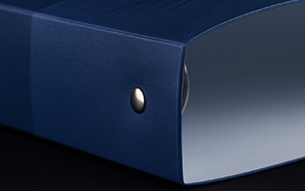 Classeur en polypropylène blanc 8/10