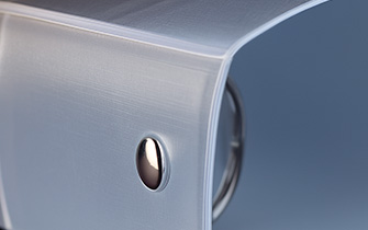 Classeur en polypropylène transparent 8/10