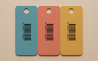 Tri-cartes sécables en trois coupons détachables